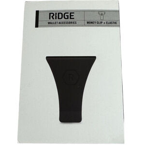 Ridge Black Money Clip with Elastic Band Wallet Accessory NWT